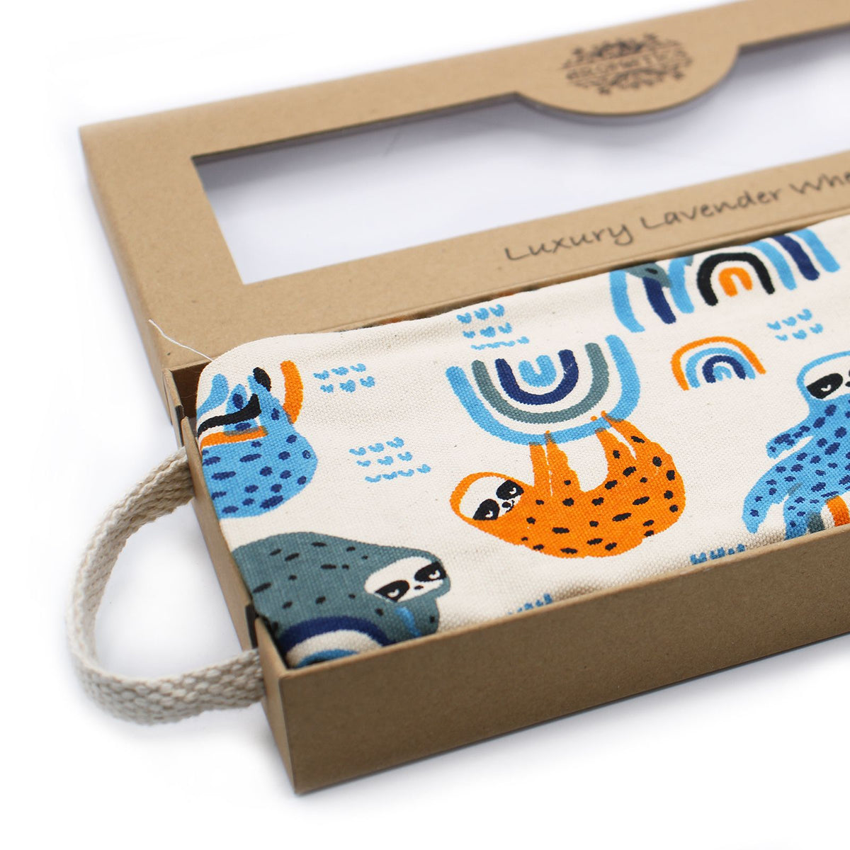 Luxus-Weizenkissen mit Lavendel in einer Geschenkbox – Butterfly & Roses