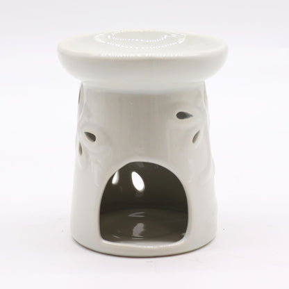Klassische weiße Duftlampe – Libelle