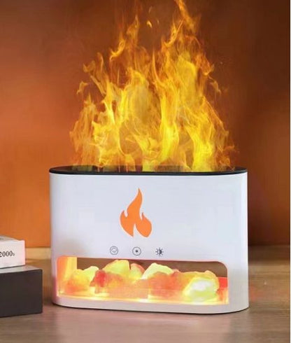 Blaze Aromadiffusor – Himalaya-Salzkammer – USB-C – Flammeneffekt (Salz enthalten)
