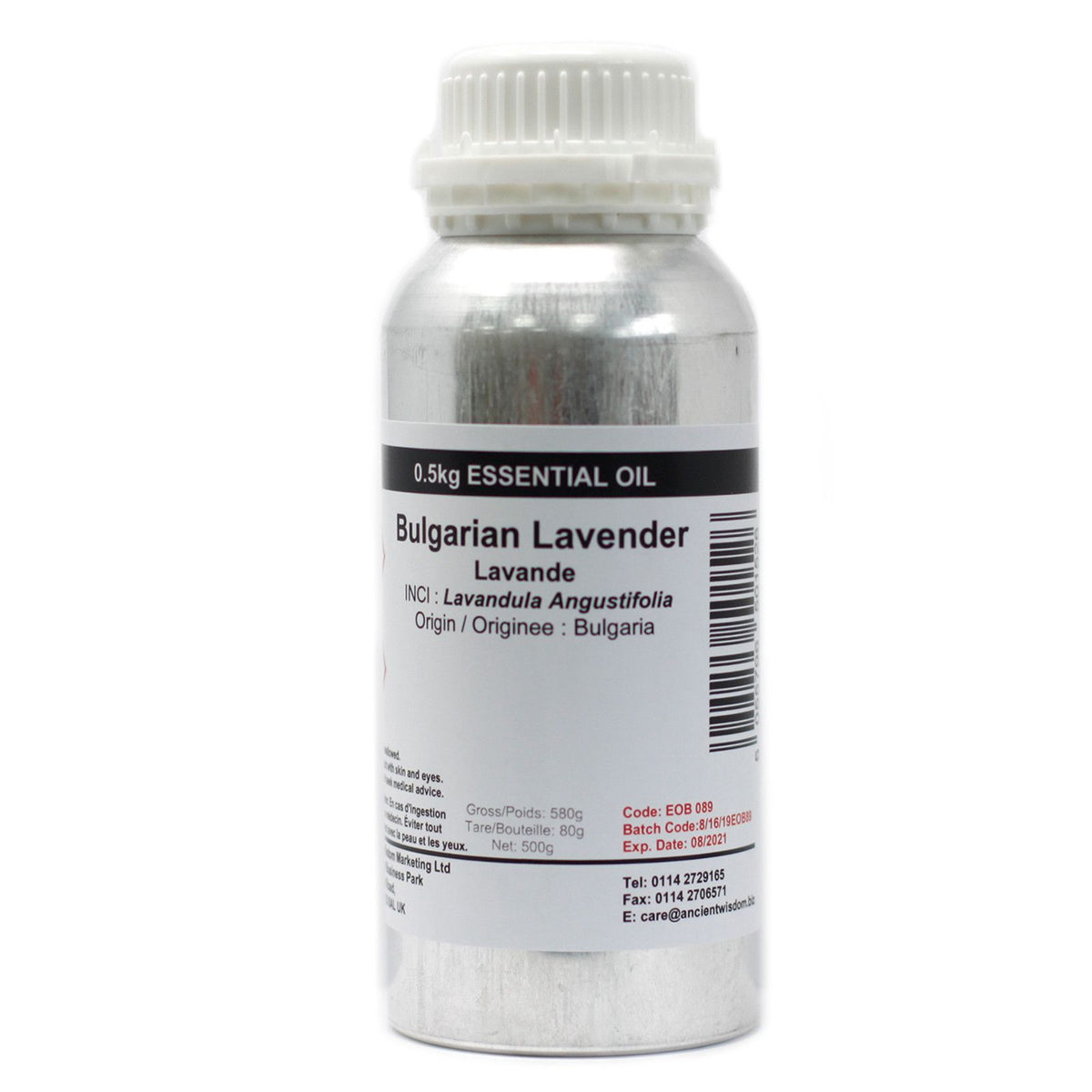 Ätherisches bulgarisches Lavendelöl – 0,5 kg