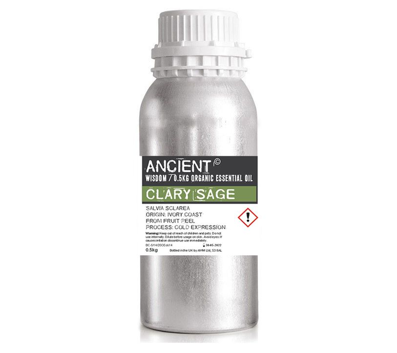 Ätherisches Bio-Muskatellersalbeiöl – 0,5 kg