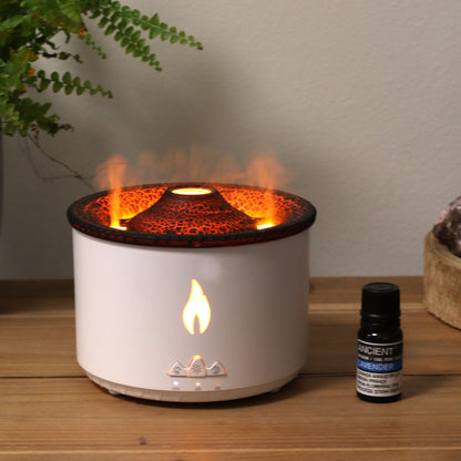 Mittlerer Aroma-Diffusor mit Vulkaneffekt (Netzanschluss) – Zwei Lichtfarben