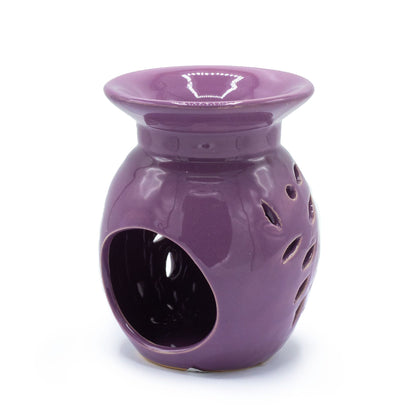 Duftlampe mit Blumenmuster – Lavendel