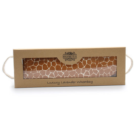 Luxus-Lavendel-Weizenkissen in einer Geschenkbox – Madagascar Giraffe