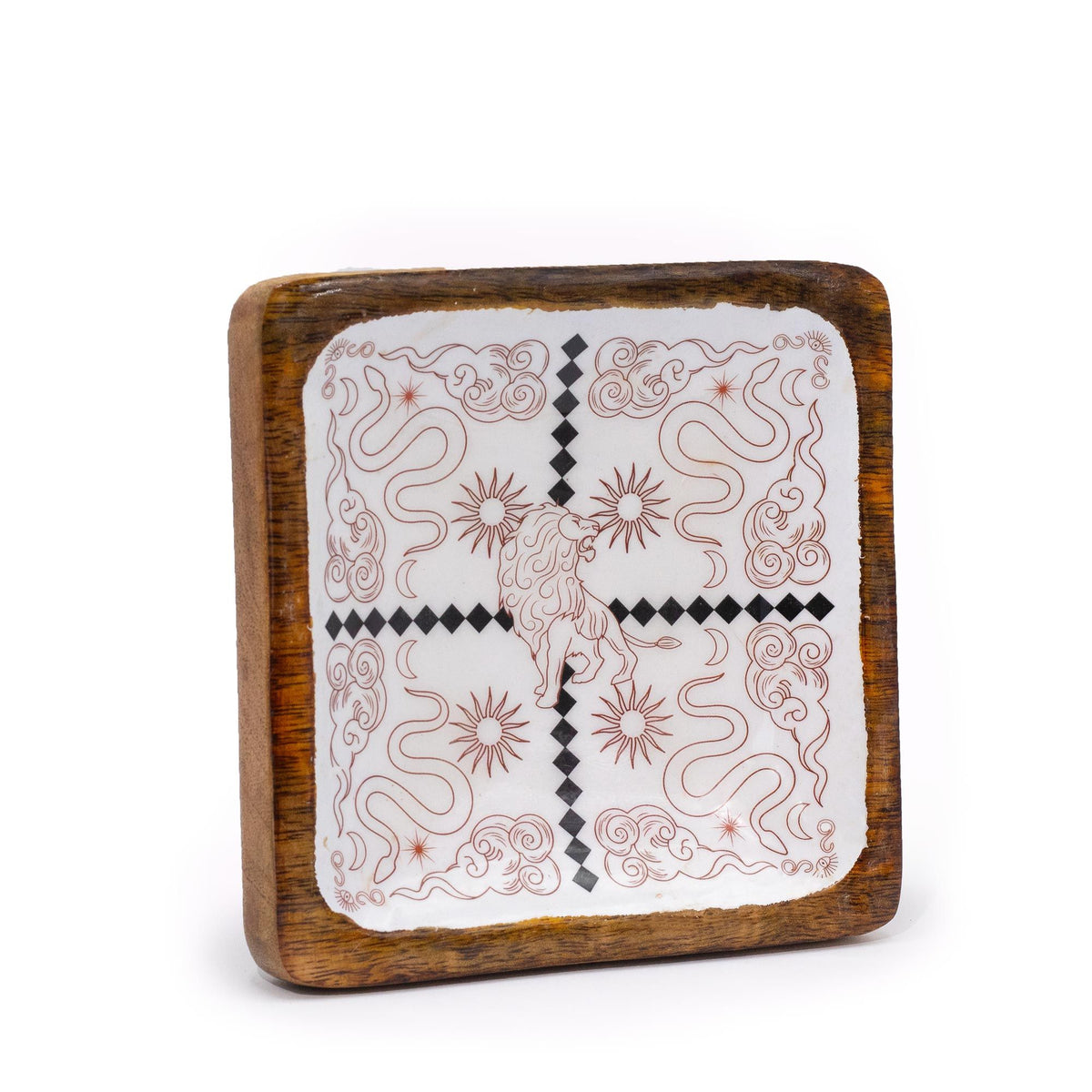 Große quadratische Schmuckablage 15x15x2,5 cm – Hop Hare