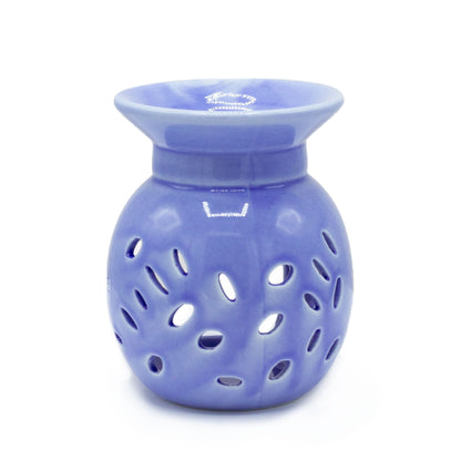 Duftlampe mit Blumenmuster – Lavendel