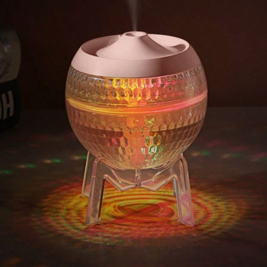 Transparenter Luftbefeuchter Mondo Planet – USB – Farbwechsel (nach unten gerichtetes Licht)
