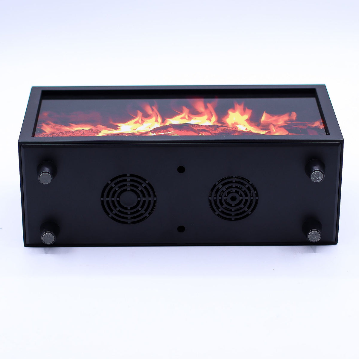 Aroma-Diffusor mit Flammeneffekt und Vogelklängen – Schwarz – USB – Farbwechsel