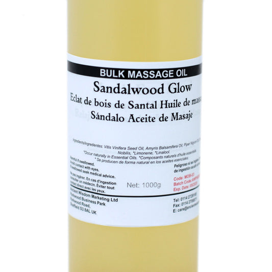 Massageöl Sandalwood Glow – 1 kg