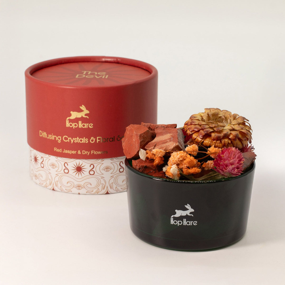 Hop Hare Set mit Kristallen zur Raumbeduftung und getrockneten Blüten – The Devil