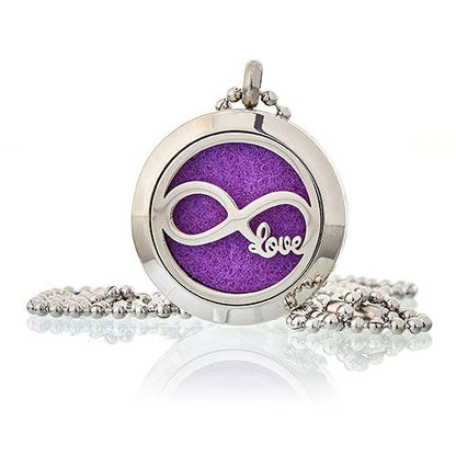 Aromatherapie-Halskette – Infinity Love – 25 mm