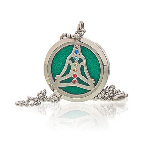 Aromatherapie-Halskette – Yoga Chakra – 30 mm