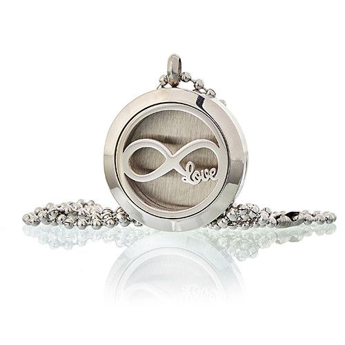 Aromatherapie-Halskette – Infinity Love – 25 mm