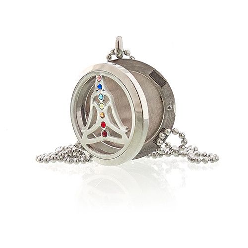 Aromatherapie-Halskette – Yoga Chakra – 30 mm