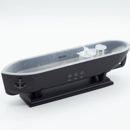 Aroma-Diffusor in Schiffsform mit Nebeleffekt und farbwechselnder LED
