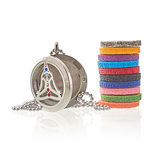 Aromatherapie-Halskette – Yoga Chakra – 30 mm