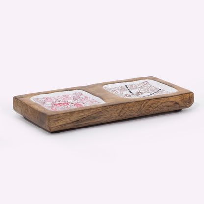 Doppelte Schmuckablage 20x10x2,5 cm – Hop Hare