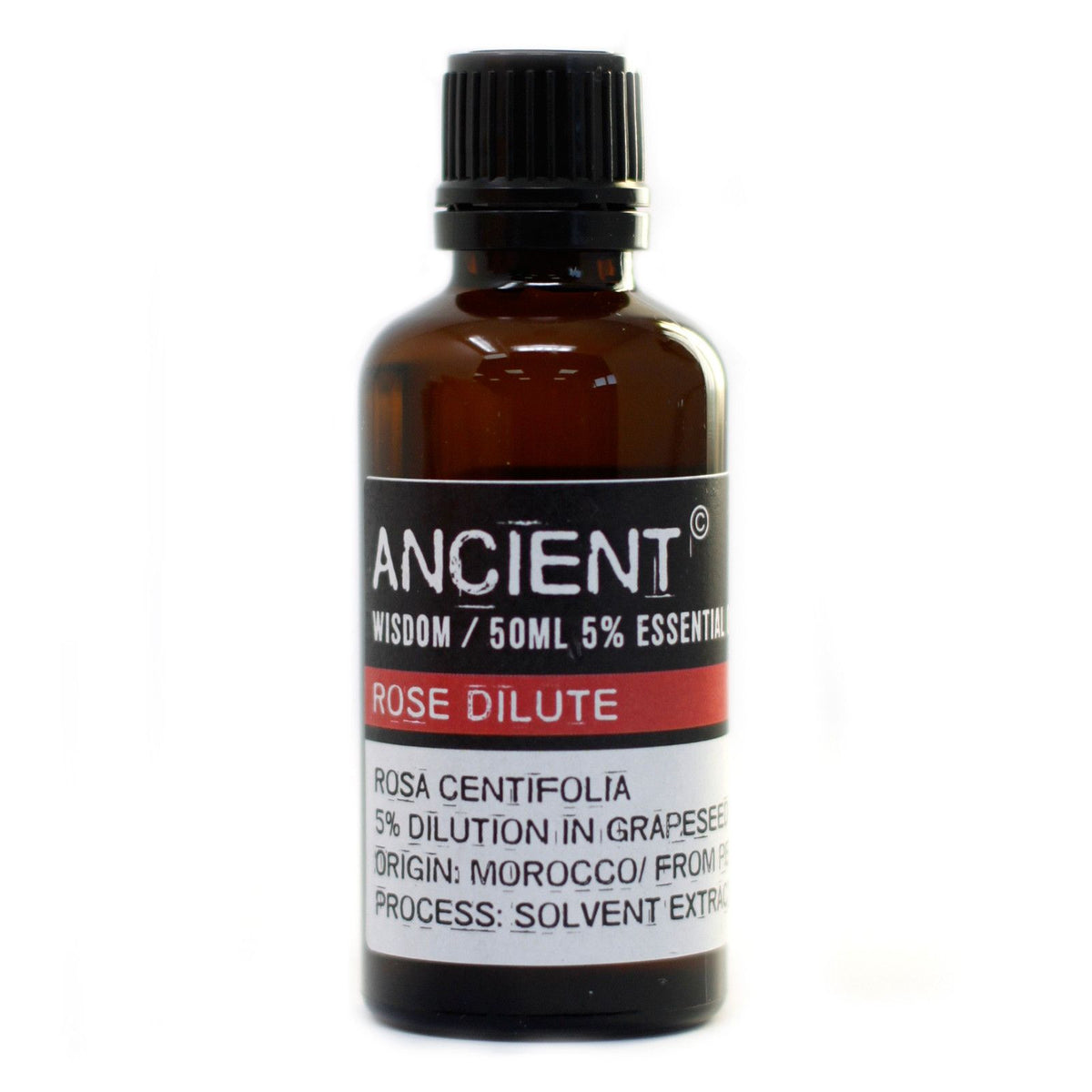 Ätherisches Rosenöl, 5 % in Traubenkernöl – 50 ml