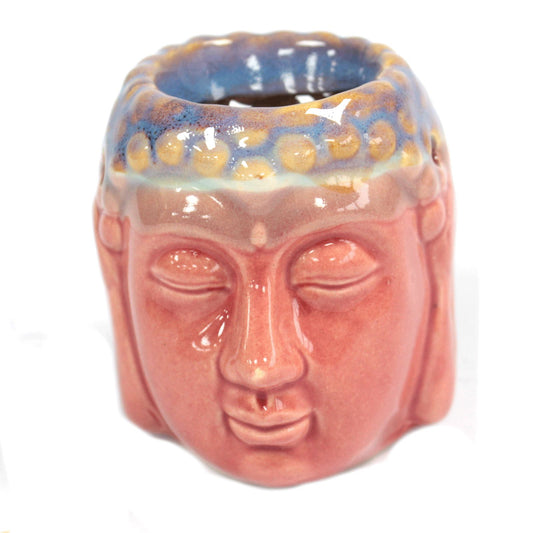 Buddha-Duftlampe – Rosa und Petrol