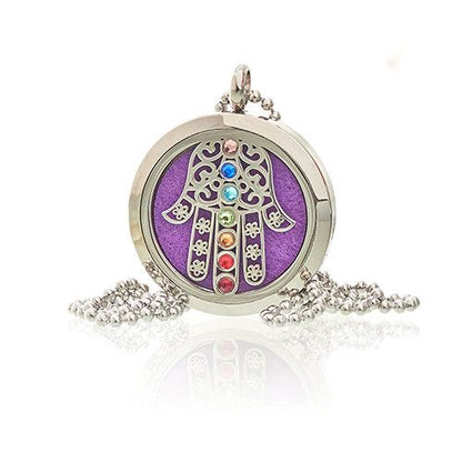 Aromatherapie-Halskette – Hamsa Chakra – 30 mm