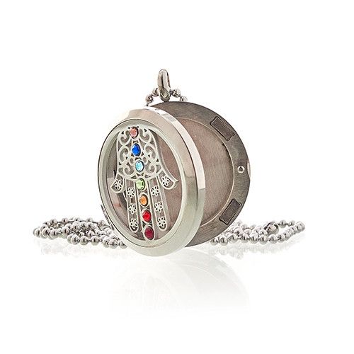 Aromatherapie-Halskette – Hamsa Chakra – 30 mm