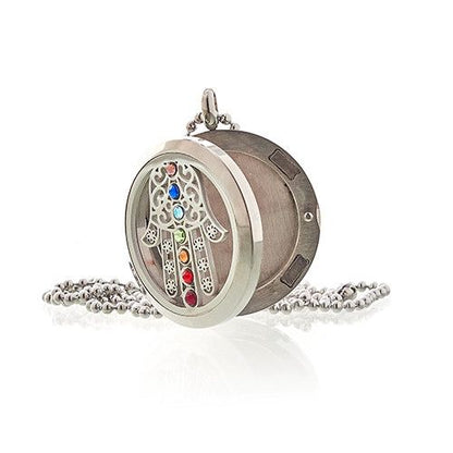 Aromatherapie-Halskette – Hamsa Chakra – 30 mm