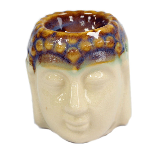 Buddha-Duftlampe – Elfenbein und Minzgrün