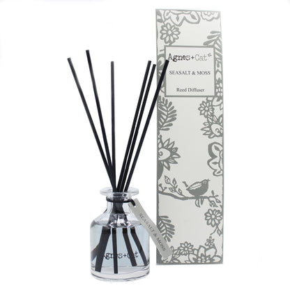 Box mit Raumduft-Diffusor – Seasalt and Moss – 140 ml