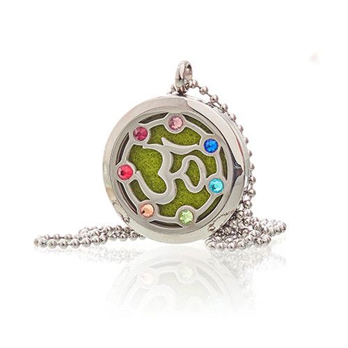 Aromatherapie-Halskette – OM Chakra – 30 mm