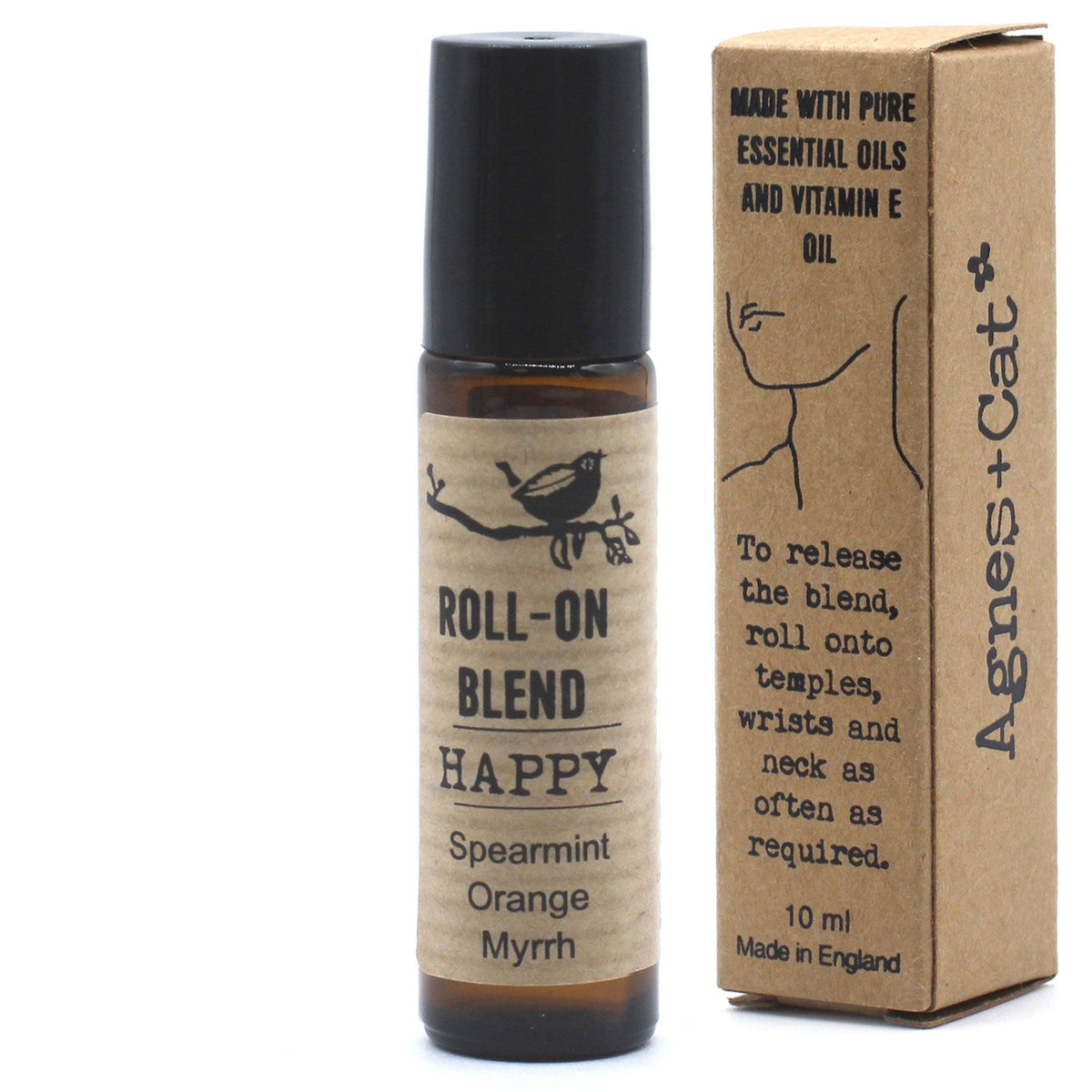 Roll-on mit ätherischer Ölmischung – HAPPY – 10 ml