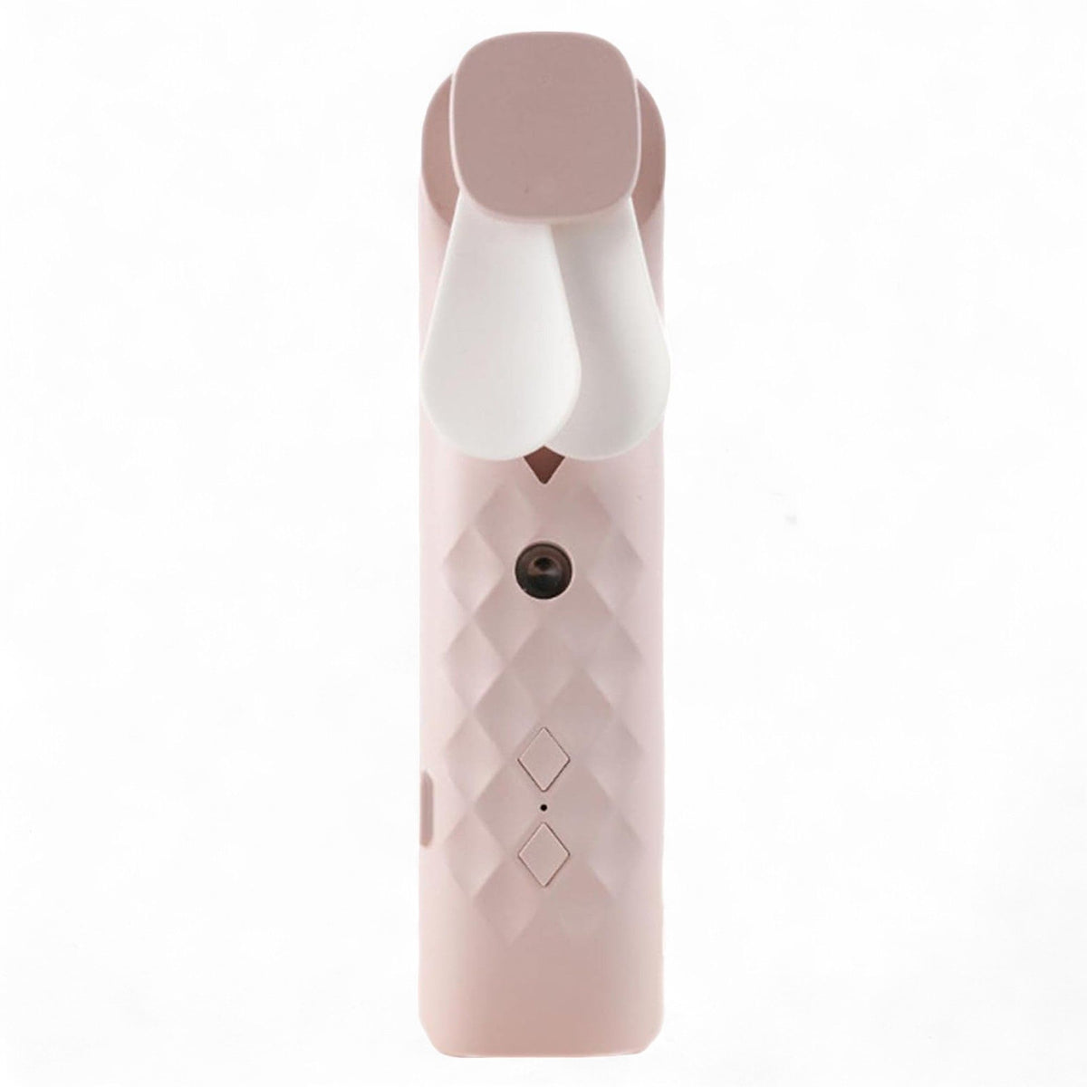 Rosa Gesichtsventilator mit Nano-Sprühnebel – USB-aufladbar