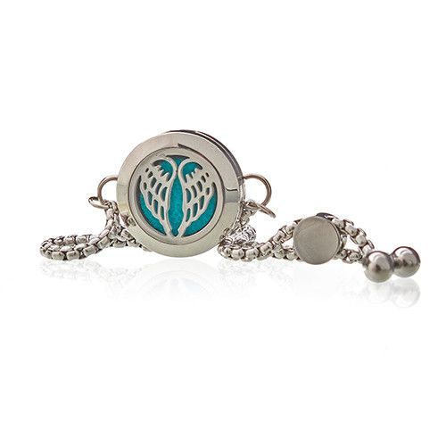 Aromatherapie-Kettenarmband – Engelsflügel – 20 mm