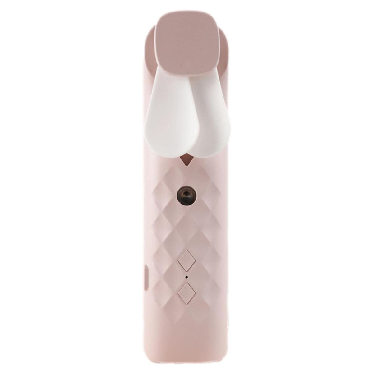 Rosa Gesichtsventilator mit Nano-Sprühnebel – USB-aufladbar