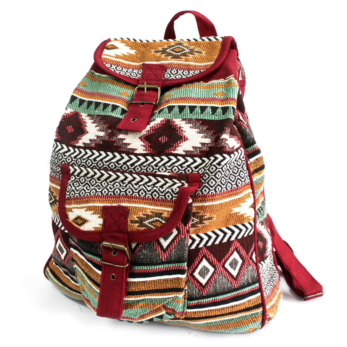 Jacquard-Rucksack – Chocolate