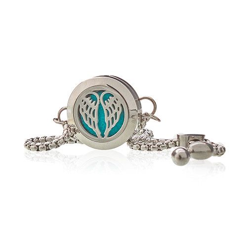 Aromatherapie-Kettenarmband – Engelsflügel – 20 mm