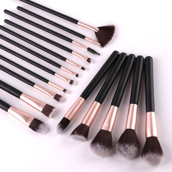 Roségold Makeup Pinselset